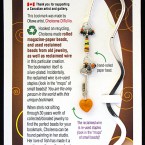 Orange heart with key bookmark bookmark