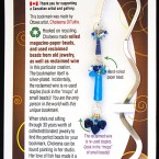 3 blue hearts bookmark bookmark