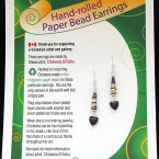 Valentine Earrings - Dark purple