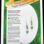 Valentine Earrings - Pastel/creamy green