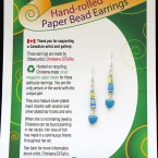 SOLD - Valentine Earrings - Sky Blue