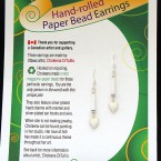 Valentine Earrings - White
