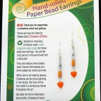 Valentine Earrings - Orange