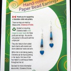 SOLD - Valentine Earrings - Rich Sea Blue