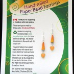 Valentine Earrings - Pastel/creamy orange