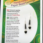 SOLD! - Valentine Earrings - Black