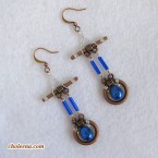 Steampunk earrings by Choleena DiTullio