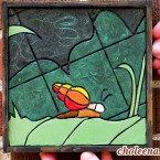 Paper tile mosaic