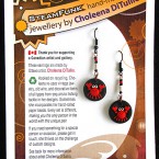 "Steam Crabs" Black. Hand-made polymer clay crabs with recycled wire and beads. $16. No tax. $1.50 shipping.