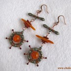 steampunk earrings