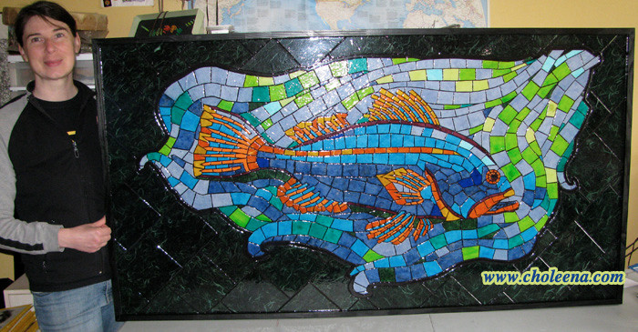 Paper tile mosaic